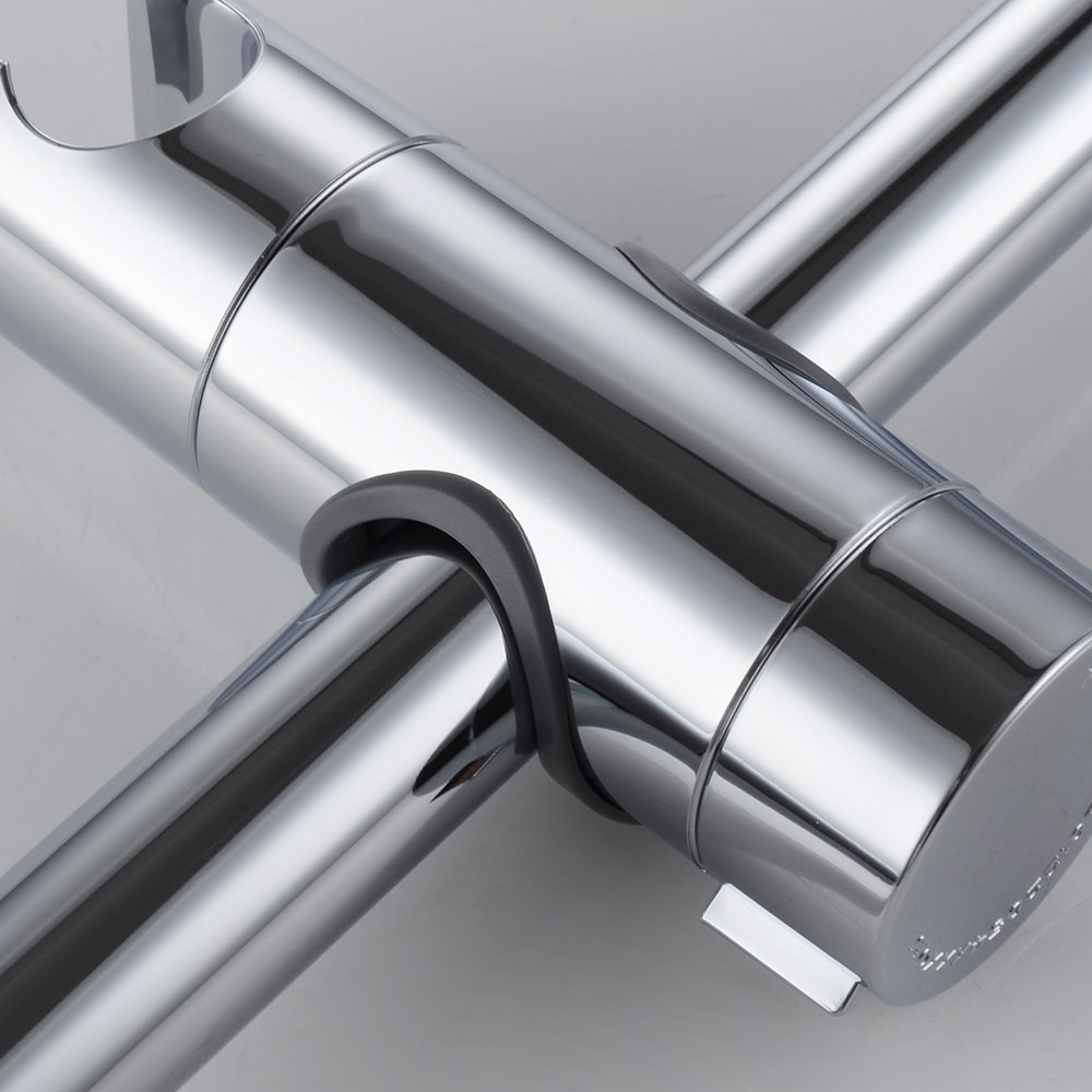 The straight buckle type Xiamen showerhead seat lifting seat nozzle bracket is suitable for 18-25mm pipe showerhead sliding sleeve with middle insertion Specification drawing