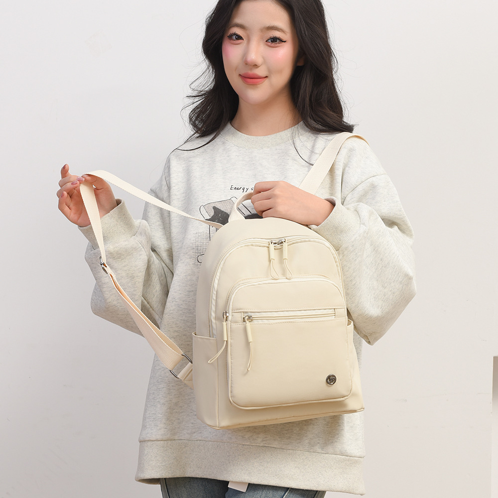 Large-capacity student backpack 2025 Popular new style Japanese and Korean trendy macaron color travel and leisure backpack Specification drawing
