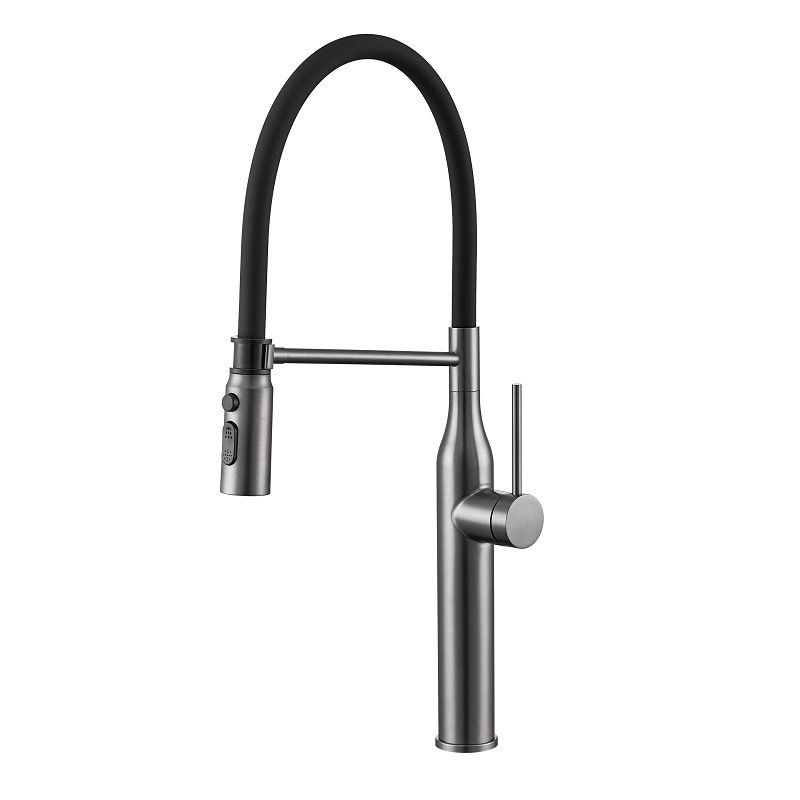 Kitchen magnetic suction cold and hot dual-purpose pull-out faucet, sink for washing vegetables and dishes, anti-splash water, universal rotating telescopic Item Picture