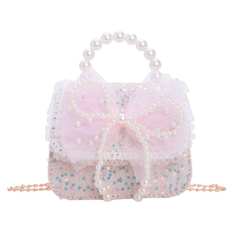 New girls' small bag, children's fashionable and trendy single-shoulder crossbody bag, cute cartoon mini handbag for little girls Item Picture