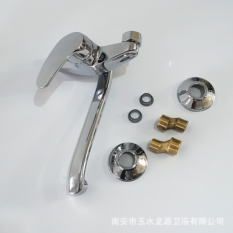 The original manufacturer of the concealed two-hole Qiao Ding mixed water kitchen faucet, wall-mounted concealed cold and hot sink faucet Application Scenario