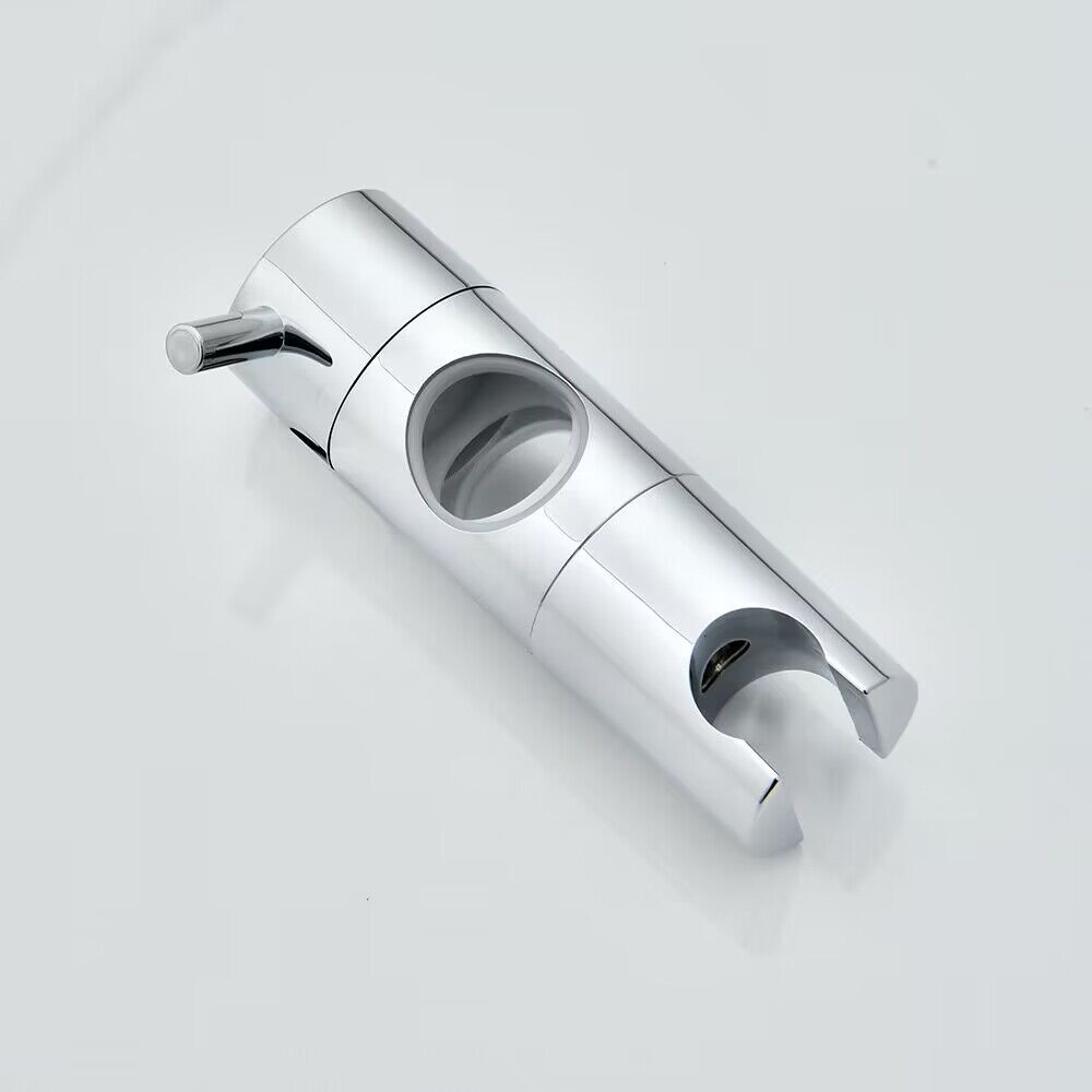 The original manufacturer of the push-button sliding sleeve ABS shower head lift, mid-insert sliding sleeve seat, direct buckle type shower head bracket details Picture