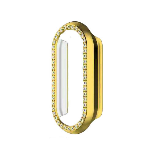 Suitable for Huawei xiaomi 8pro Band 9/8 diamond-encruted protective case Xiaomi Band 8 hollowed-out FIT3PC single row Item Picture