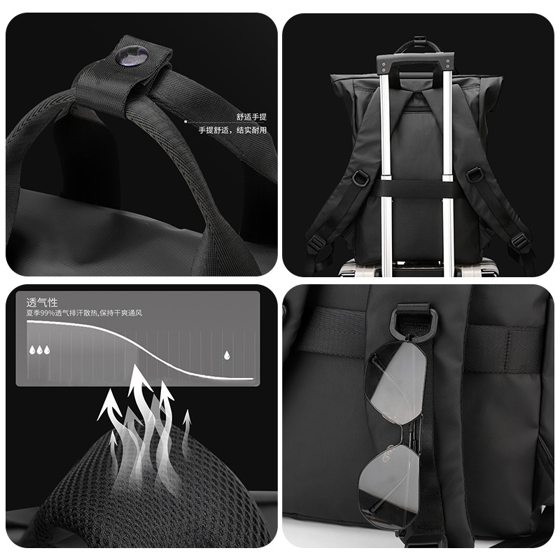 WEPOWER's new large-capacity backpack for college students, short-distance travel backpack, computer bag, and lightweight casual schoolbag Application Scenario
