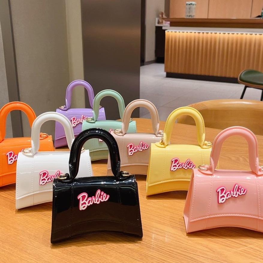In 2025, the new cross-border bestseller macaron candy-colored jelly bag, hand-held bill of lading, shoulder crossbody, children's and girls' bag, and coin purse full figure
