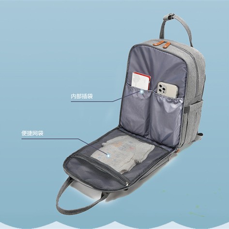 Cross-border exclusive high-end backpacks, crib bags, multi-functional mommy bags, lightweight backpacks for mother and baby outings Application Scenario