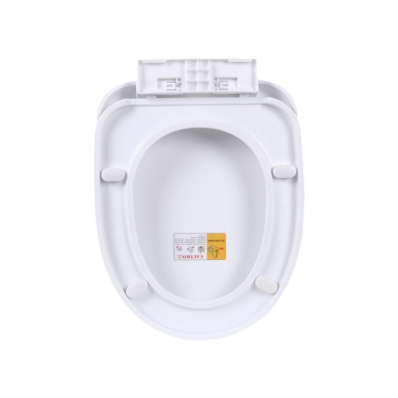 Jiujie thickened slow-lowering toilet seat cover, thickened silent slow-lowering toilet seat cover, U-shaped toilet seat cover, factory direct sales Item Picture