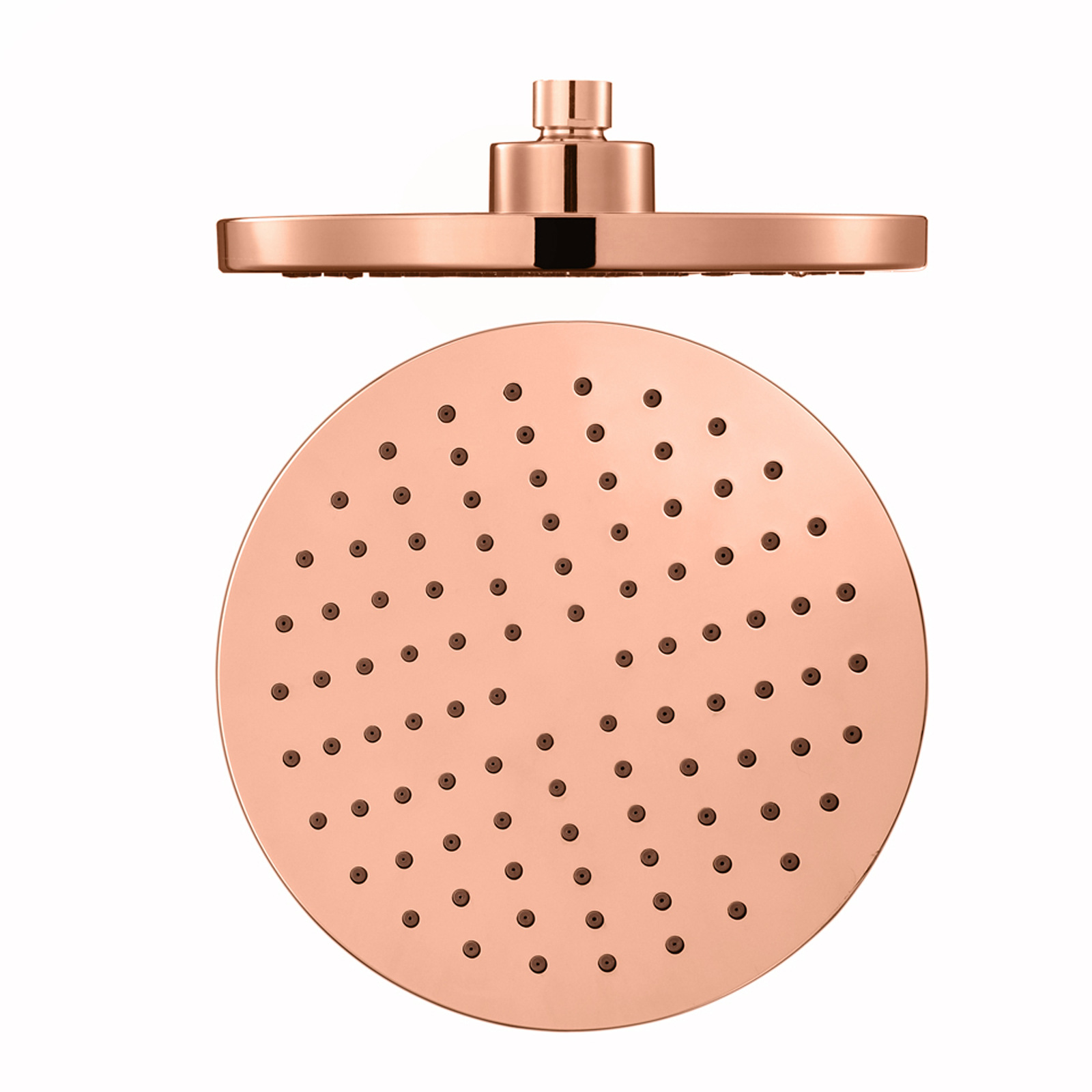 HIDEEP bathroom home circular, modern and simple titanium gold showerhead ceiling spray wall-mounted single-function Item Picture