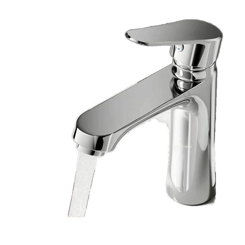 All-copper bathroom hot and cold water faucets, washbasin faucets, washbasin, single cooling household washbasin, washbasin, free shipping Item Picture