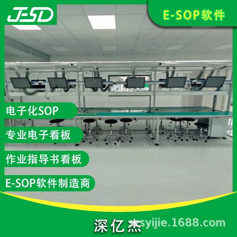 Shenyijie produces real-time kanban ANDON call/operation instruction ESOP electronic display system Application Scenario