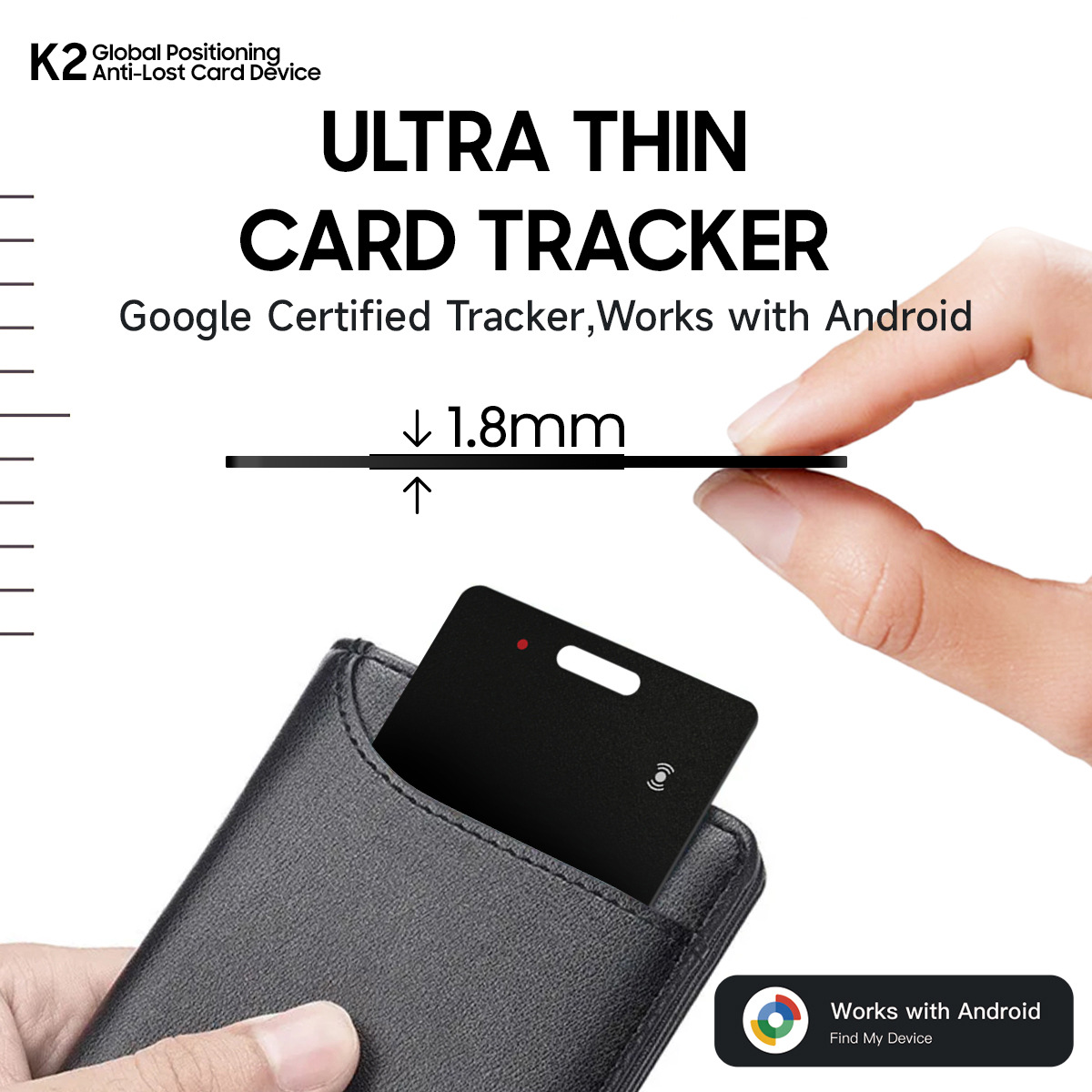 Google Search Card Wallet Anti-loss Device, global search wireless charging tracking Remote location card anti-loss device details Picture
