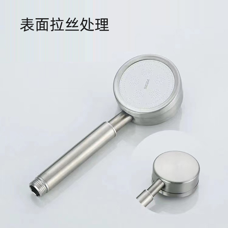 304 stainless steel showerhead set, hand-held pressurized showerhead, shower pipe disassembly, cleaning and descaling showerhead Application Scenario