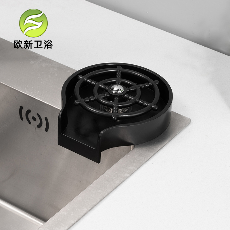 Cross-border bar counter commercial cup washer nozzle small sink stainless steel faucet household automatic high-pressure cup washer details Picture