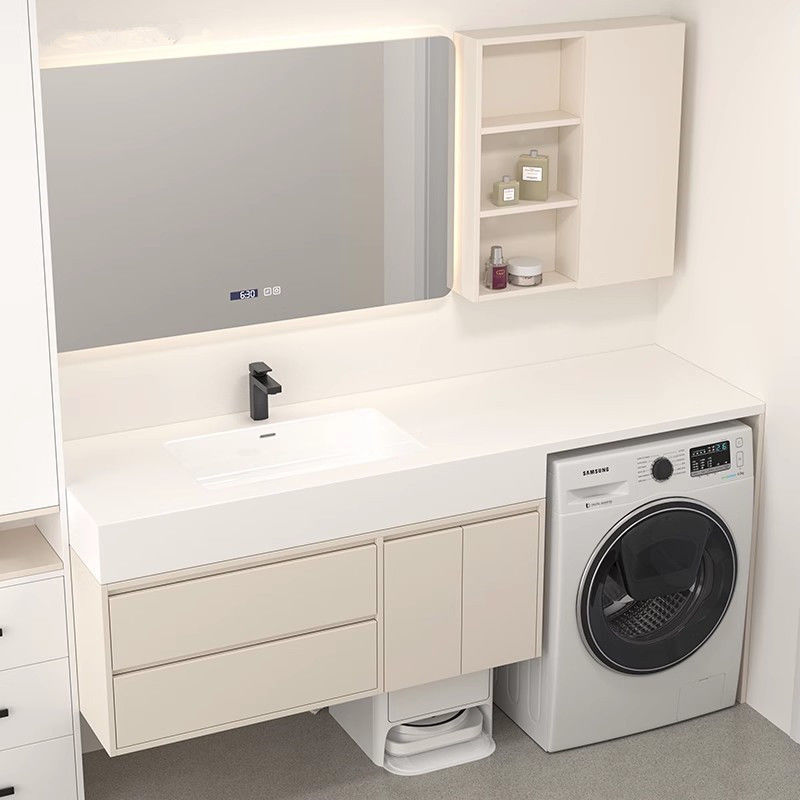 Sweeping robot base station storage, bathroom cabinet, washing machine, balcony integrated cabinet, combined bathroom cabinet, rock plate washbasin cabinet full figure