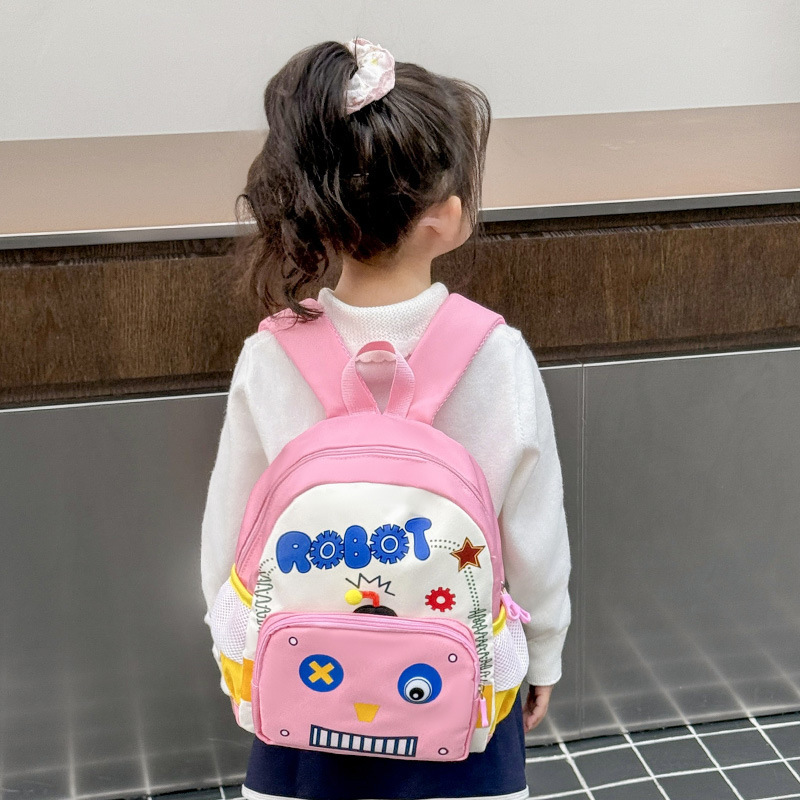 New Spring 2025 niche schoolbag, simple, individual, trendy and casual backpack for kindergartens, children's cartoon backpack details Picture
