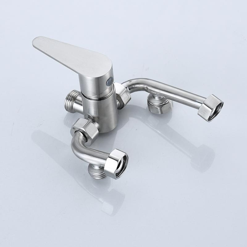 Electric water heater mixing valve, household shower head set, hot and cold water faucet switch U-shaped valve for bathing Specification drawing