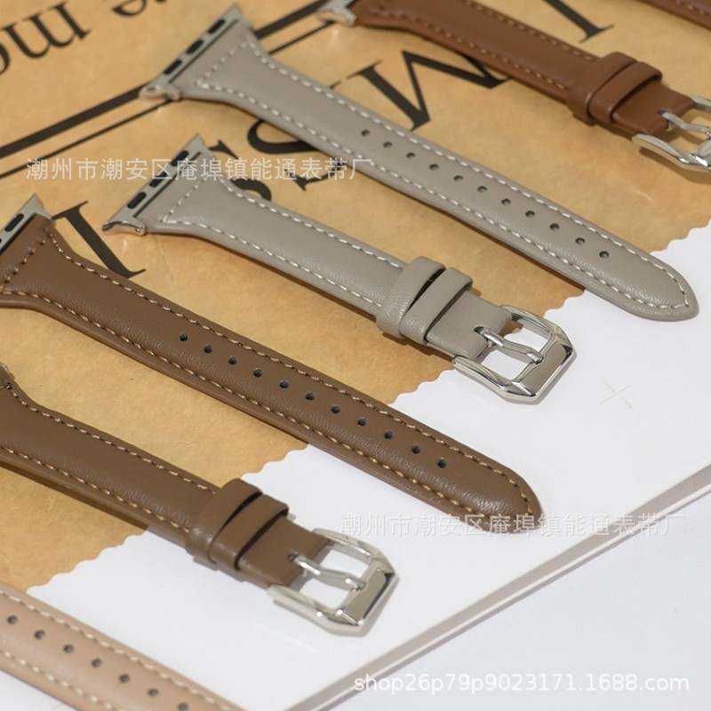 Suitable for iwatch Mini Waist slim leather strap, unique and niche InS-style smartwatch strap manufacturer in stock and in bulk Application Scenario