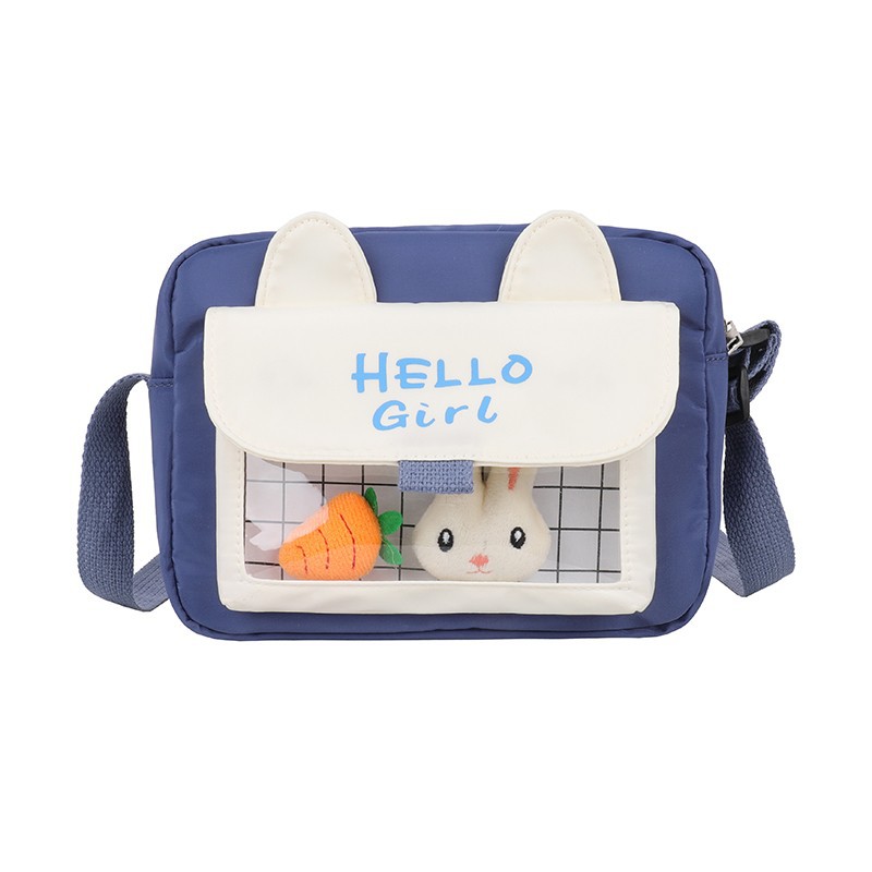 New ins cute and fresh forest-themed flower small bag, Japanese retro girlish student crossbody bag Item Picture