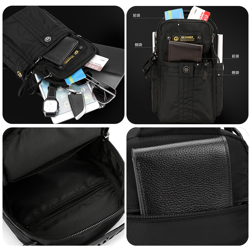 WEPOWER's new outdoor commuting chest bag, casual multi-functional backpack, lightweight single-shoulder crossbody bag Application Scenario