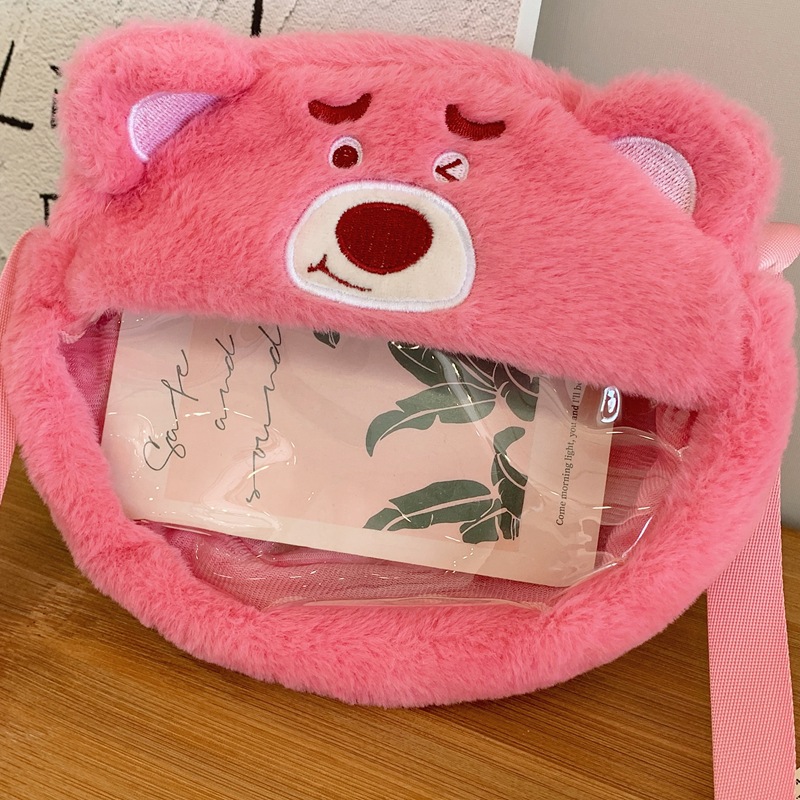 Creative storage bags, tissue boxes, cartoon cat pen cases, soothing plush toys, cute and stress-relieving doll bags full figure