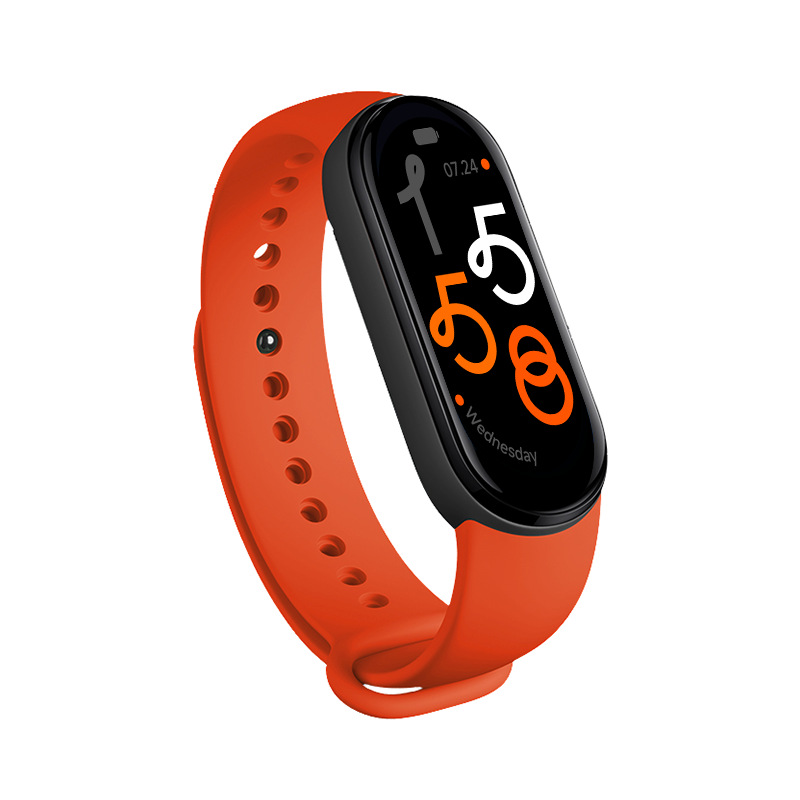 The cross-border hot new product M9 fitness step-counting smart bracelet features intelligent reminders for heart rate, blood oxygen, sleep monitoring, and is a factory gift details Picture