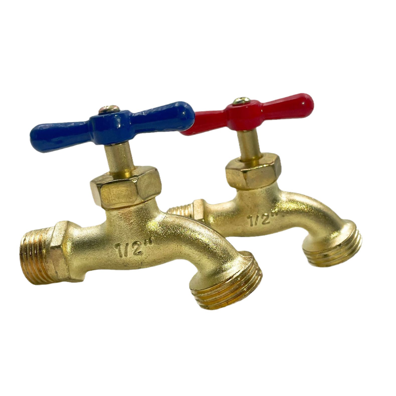 South American zinc alloy copper-plated faucets for export, washing machines for outdoor gardens, zinc alloy copper-plated slow-boiling faucets full figure