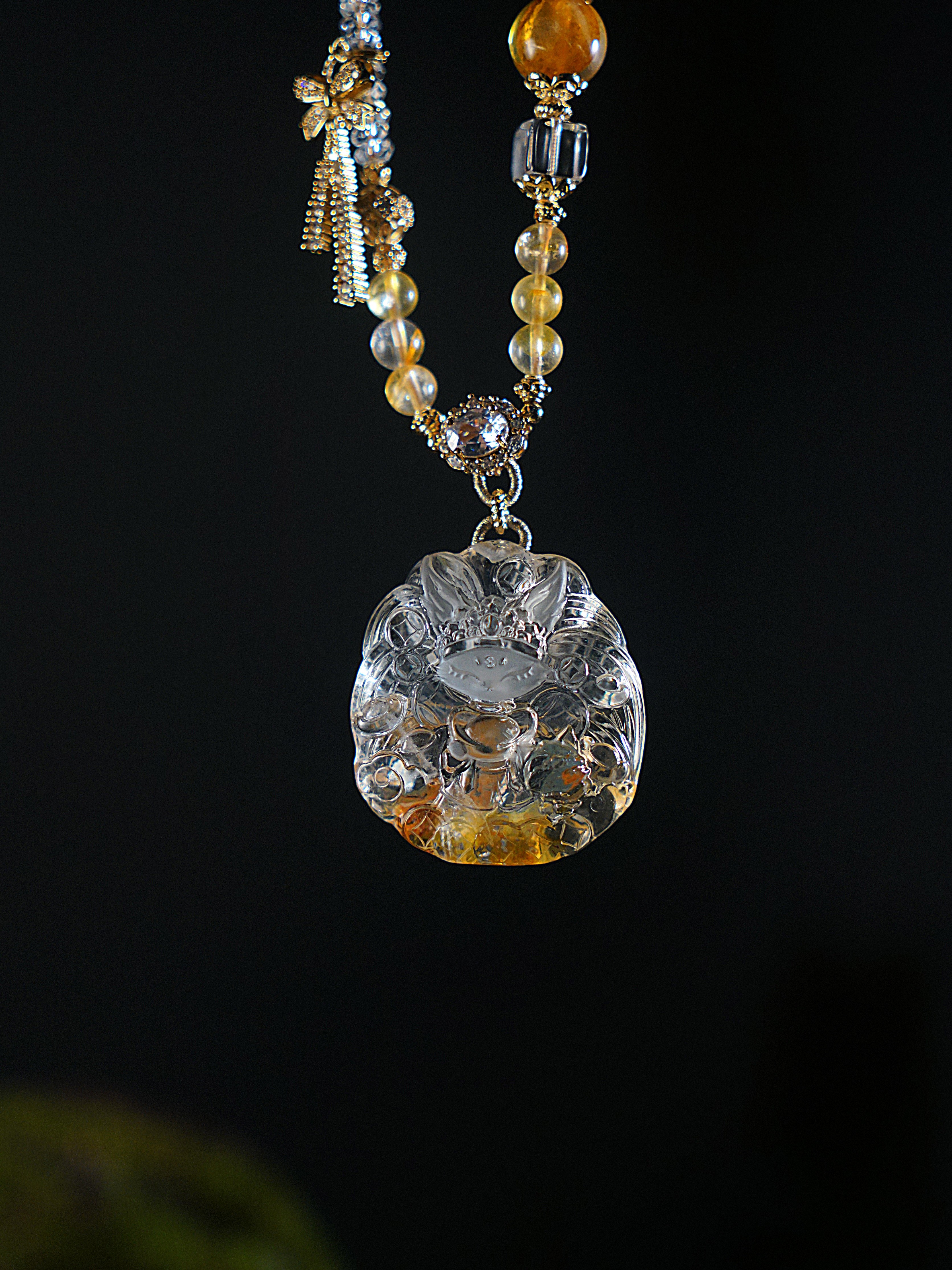 水晶/白水晶/水晶原石/水晶工艺手串/水晶工艺手链产品图