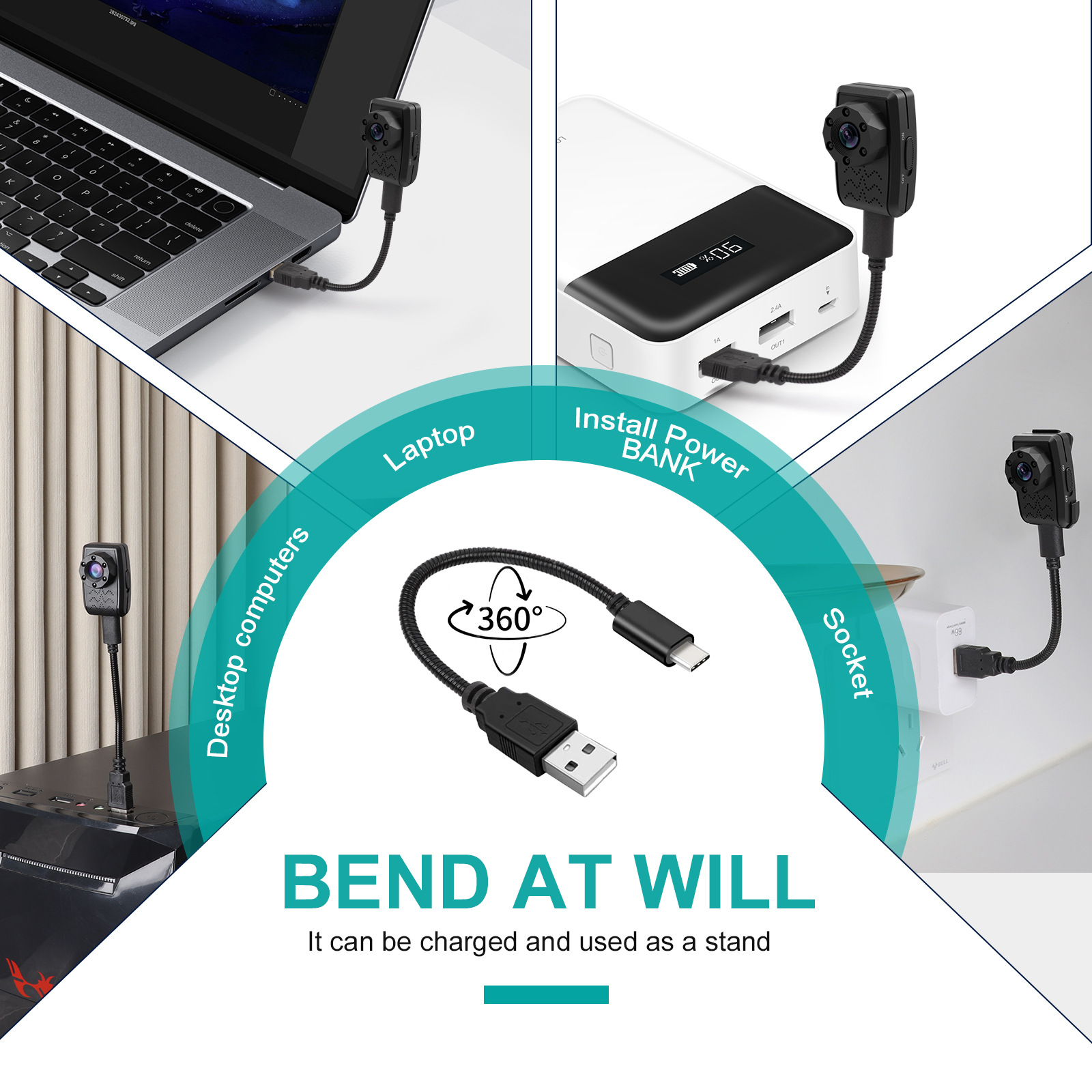 The new cross-border surveillance camera high-definition night vision monitor monitors home indoor and outdoor wireless cameras details Picture