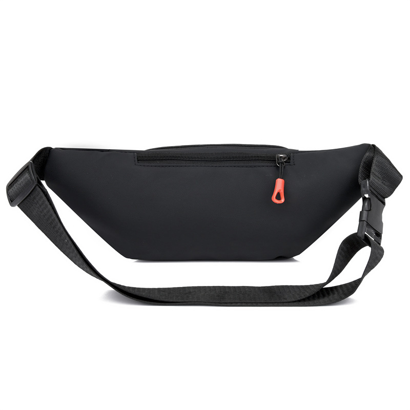 Cross-border wholesale of men's waist bags for foreign trade, waterproof leather film, large capacity, multi-functional, casual, work and cash register crossbody bags Item Picture