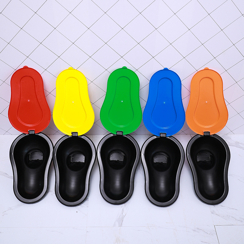 Temporary toilets for decoration, plastic squat toilets, urinals, non-disposable plastic construction site simple urinals supply Application Scenario
