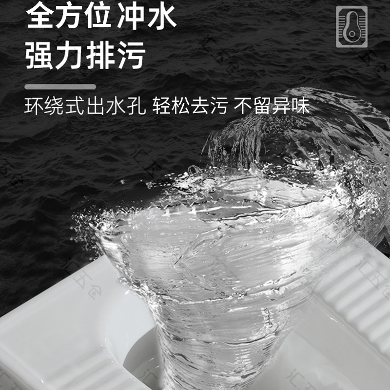 Factory wholesale, construction site bulk purchase, cooperative supply of ceramic squat toilets, squat toilets, squat pits and sanitary wares. Large quantity and favorable price Specification drawing