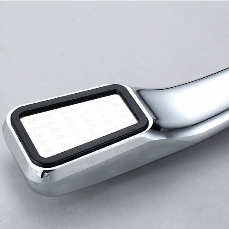 Stainless steel panel super pressurized showerhead set - Household pressurized shower head set with large water output Application Scenario