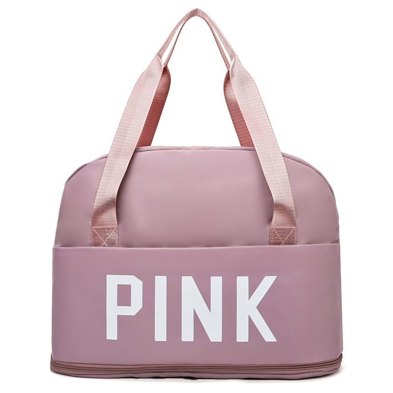 Women's wet and dry separate travel bag, single-shoulder sports bag, portable light storage bag, fitness bag, men's waterproof luggage bag Item Picture
