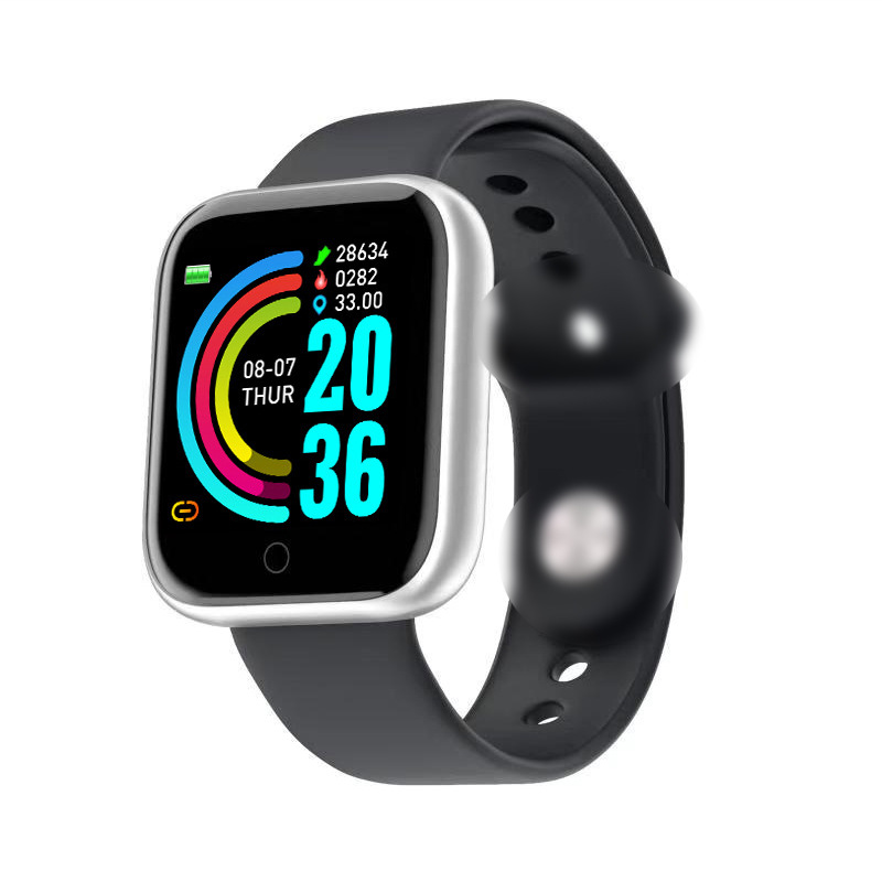 Y68 Smart Bracelet Watch D20 Color screen Heart rate, blood pressure, sleep monitoring Step Count, Exercise Japanese PSE TELEC Specification drawing