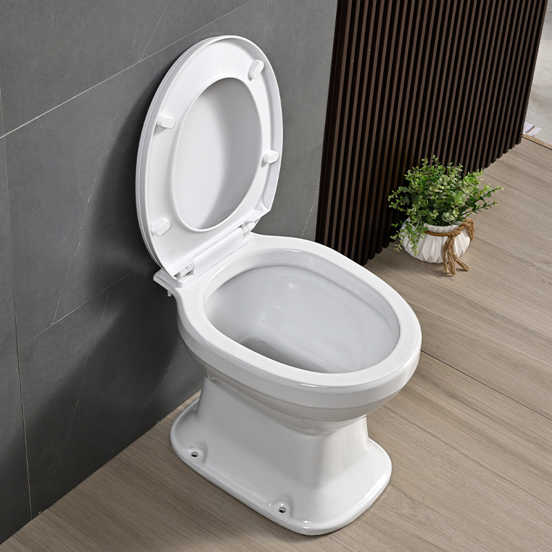 Rural toilet renovation: Dual-purpose dry toilet, ceramic no-flush straight-through squat toilet to sitting toilet, elderly toilet Application Scenario