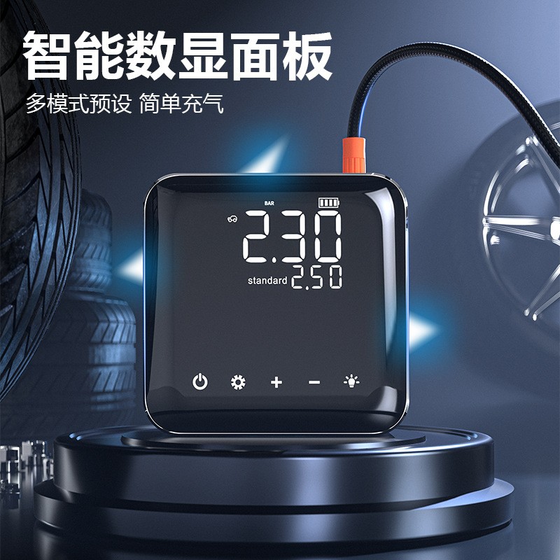 SA-02C电动充气泵便携式自行车轮胎电动摩托车打气筒汽车载充气泵