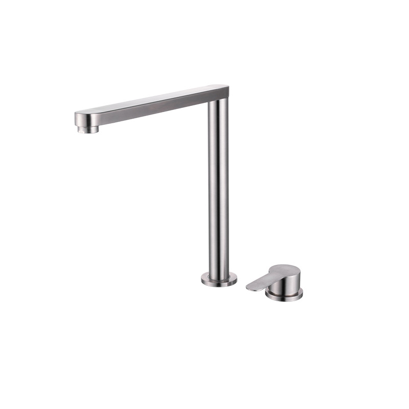 304 stainless steel sink, hidden lift folding faucet, invisible faucet, cold, hot and pure water three-in-one Item Picture