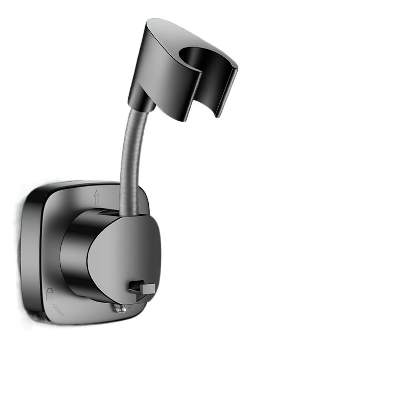 Universal suction cup showerhead bracket, a no-drilling nozzle fixing wonder, suction cup type movable nail hanging base Item Picture