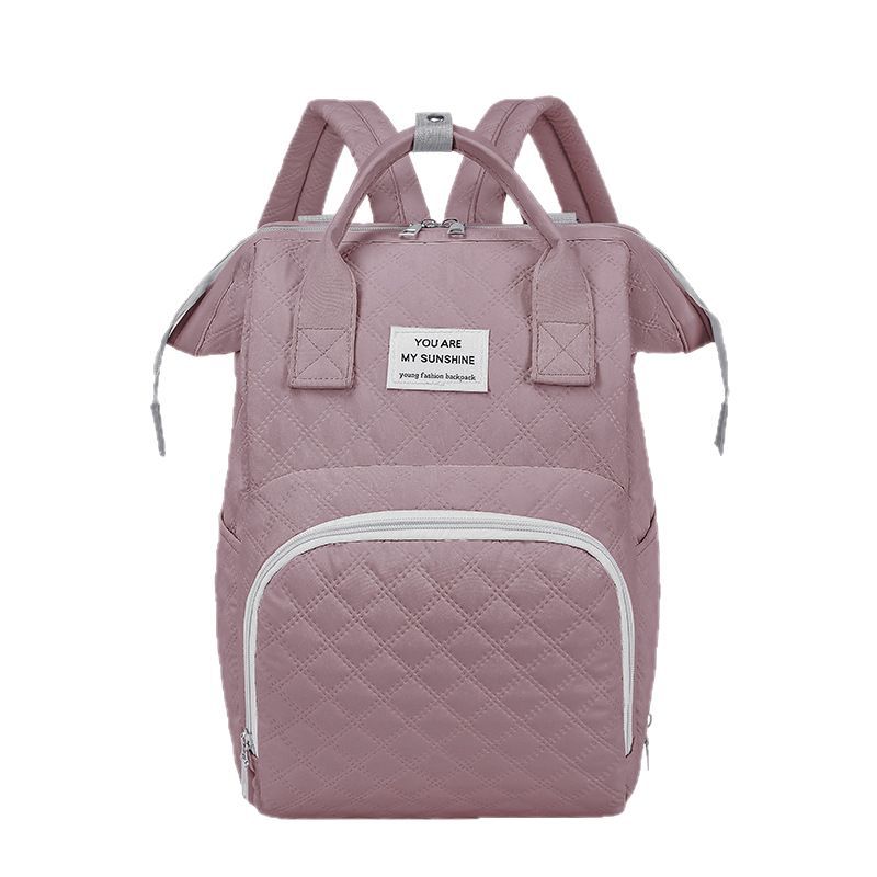 Fashionable Korean-style double-shoulder mommy bag, multi-functional maternity bag, large-capacity baby and maternal products storage bag, milk storage bag Item Picture
