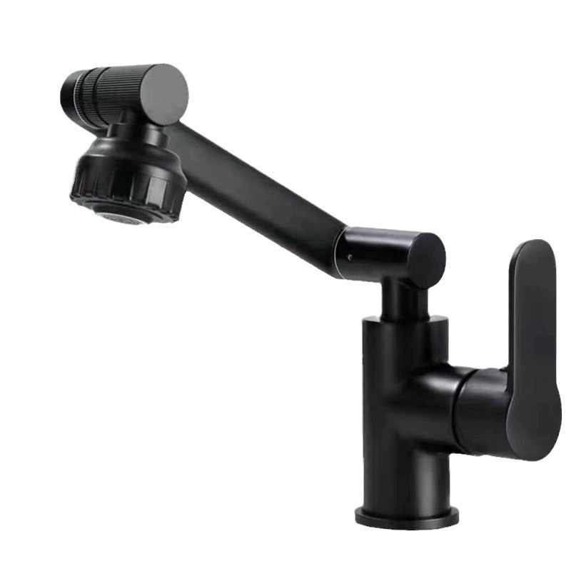 Mechanical arm universal faucet, Maneki Neko universal faucet, washbasin faucet, cold and hot water faucet Item Picture