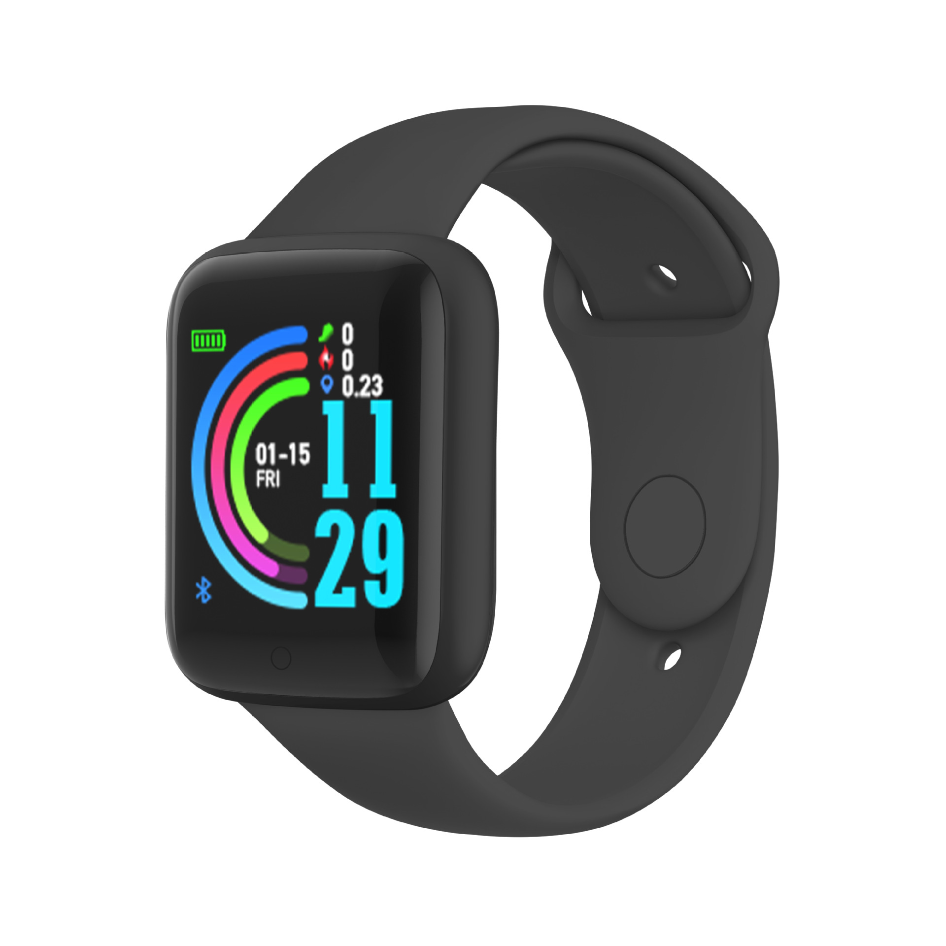 D20 Smart Bracelet Watch New universal Y68 step counting Bluetooth cross-border foreign trade wholesale Gift 1.44 macarons details Picture