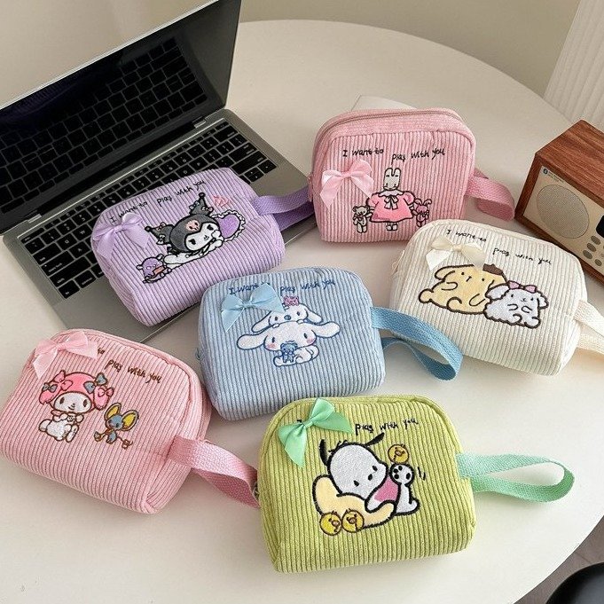 New cartoon style Japanese girl's heart, cute large-capacity key case, mahjong hand-held coin purse, wholesale of daily necessities details Picture