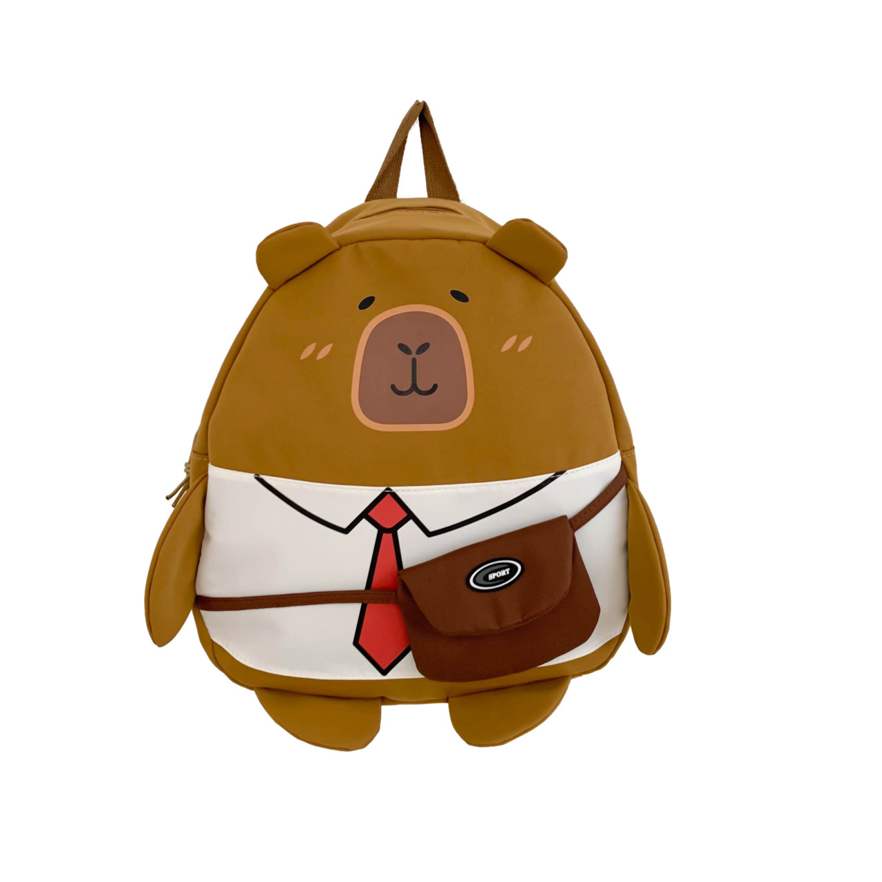 Fashionable new children's bags, cute and stylish, lightweight schoolbags for primary school students, cool and trendy bear backpacks for going out and playing Item Picture