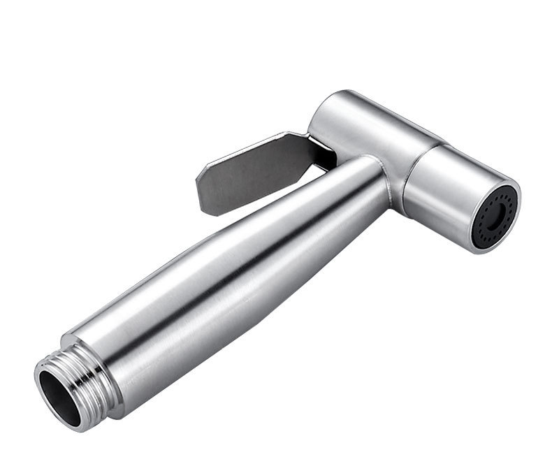 Cross-border 304 stainless steel pressurized feminine washbasin spray brush set, US standard 7/8 toilet sprayer high-pressure flushing spray Application Scenario