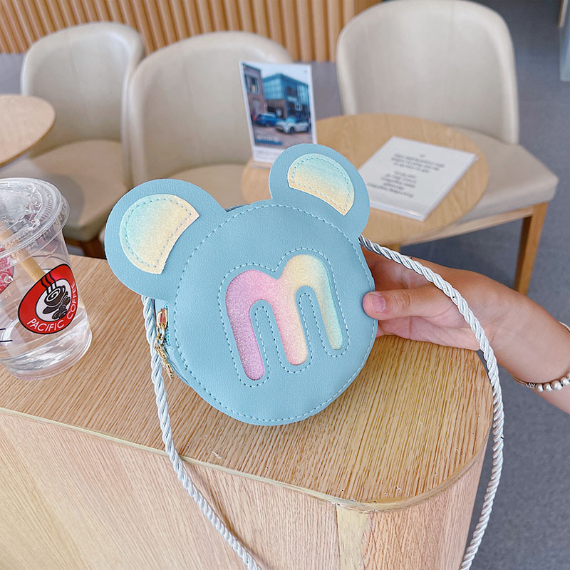Creative sequined rainbow single-shoulder bag for girls, cartoon children's bag 2021 New style, cute girls' crossbody bag, coin purse Specification drawing