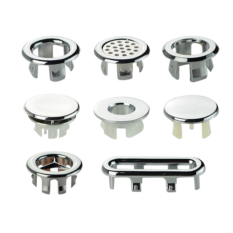 Washbasin overflow ring, column basin, countertop basin, decorative ring, overflow outlet ring net, Mercedes-Benz double-layer ring washbasin accessories full figure