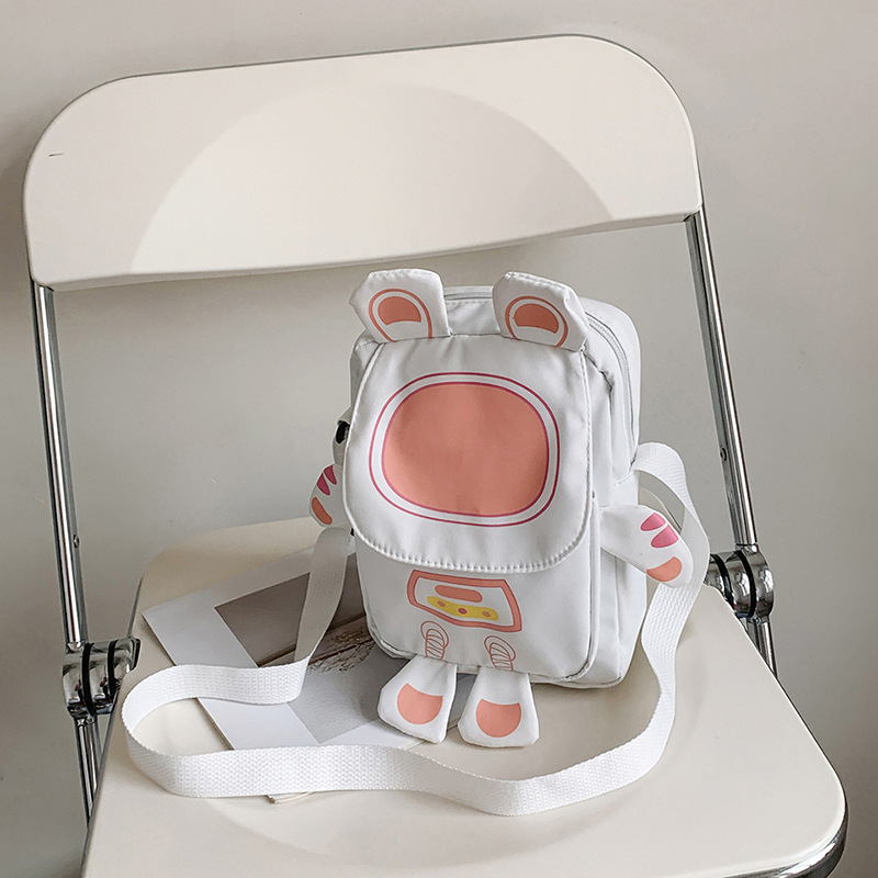 Cartoon cute little bag for girls, 2022 new style mobile phone bag, ins Korean style fresh and clean crossbody bag, student single-shoulder bag full figure