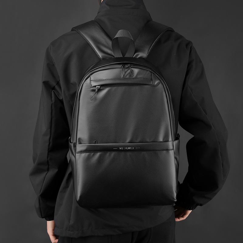WEPOWER's new men's fashionable backpack, large-capacity business backpack, computer bag and student schoolbag details Picture