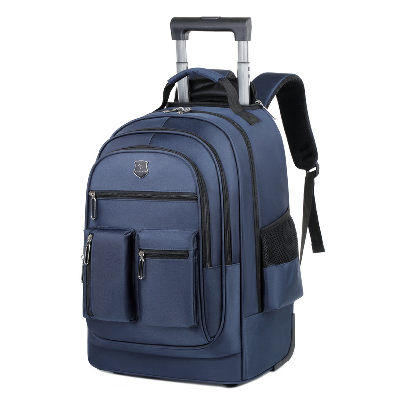 High school, junior high school and college students' trolley schoolbags, large-capacity backpacks, luggage bags for working outside, business trip registration bags Application Scenario