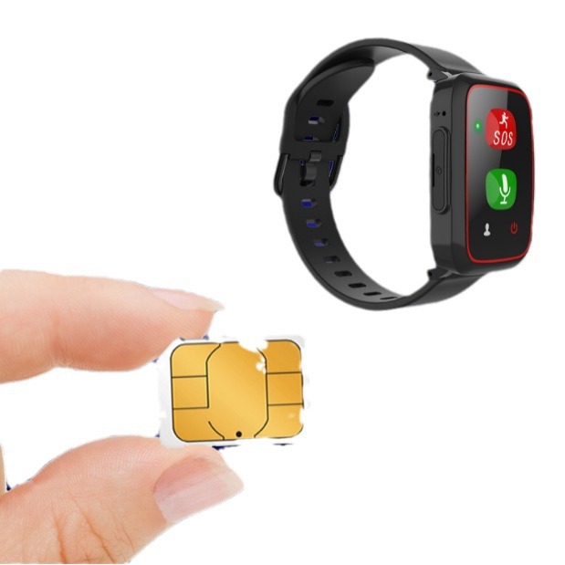 4G all-network smart watch for the elderly, heart rate, blood pressure and body temperature monitoring, waterproof GPS positioning, call and fall bracelet Item Picture
